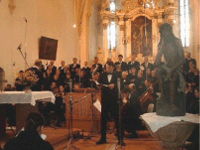Auffhrung von G. P. Telemann "Die Gekreuzigte Liebe", 6.4.2003, Klosterkirche Gro Ammensleben (CD-Aufnahme) 